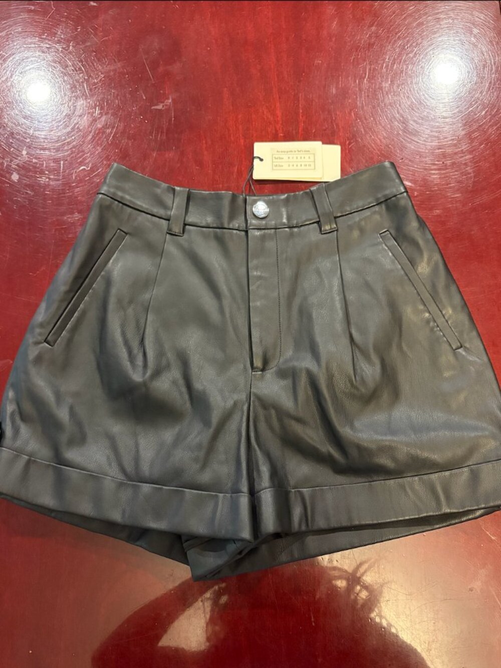 Ted Baker Leather Shorts *NWT